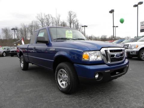 Vista Blue Metallic Ford Ranger XLT SuperCab.  Click to enlarge.