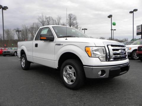 Oxford White Ford F150 XLT Regular Cab.  Click to enlarge.