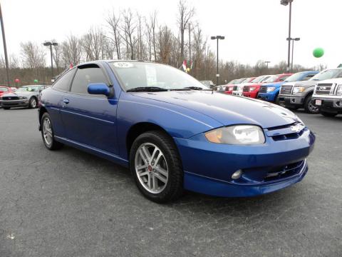 Arrival Blue Metallic Chevrolet Cavalier LS Sport Coupe.  Click to enlarge.