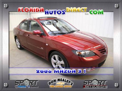 Copper Red Mica Mazda MAZDA3 s Grand Touring Sedan.  Click to enlarge.