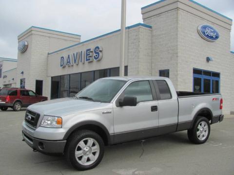 Silver Metallic Ford F150 FX4 SuperCab 4x4.  Click to enlarge.