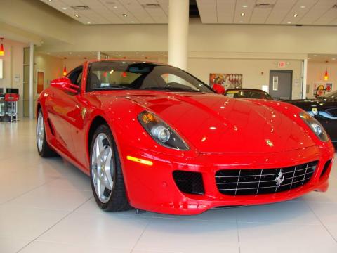 Rosso Corsa (Red) Ferrari 599 GTB Fiorano F1.  Click to enlarge.