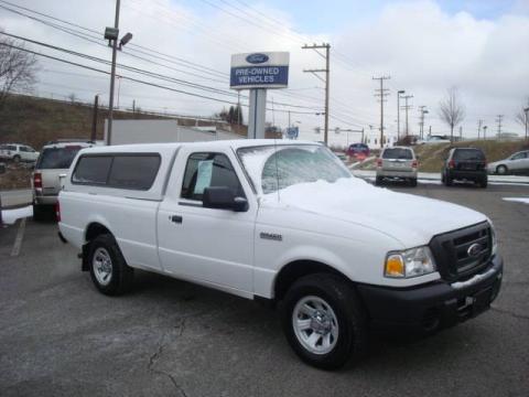 Oxford White Ford Ranger XL Regular Cab.  Click to enlarge.