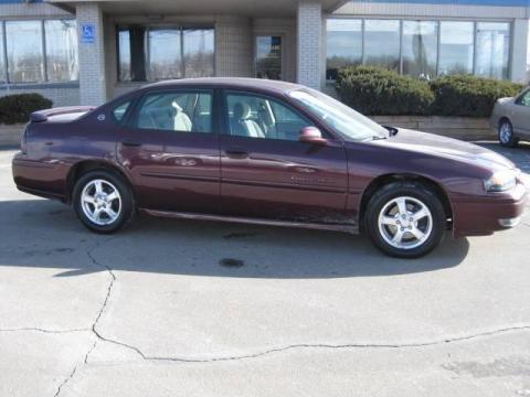 Berry Red Metallic Chevrolet Impala LS.  Click to enlarge.