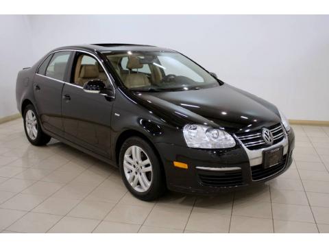 Black Volkswagen Jetta TDI Sedan.  Click to enlarge.