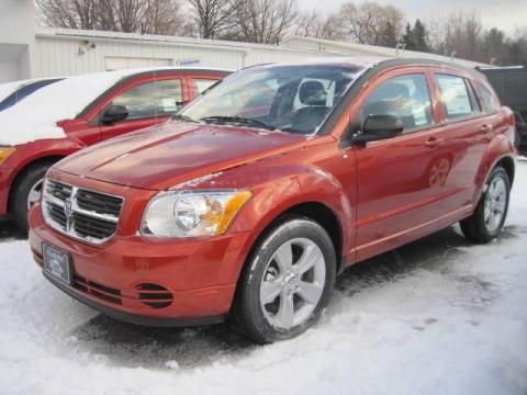 Sunburst Orange Pearl Dodge Caliber SXT.  Click to enlarge.