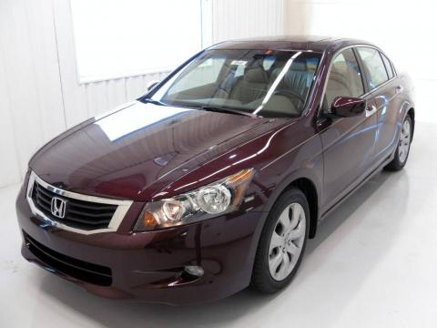 Dark Cherry Pearl Honda Accord EX-L V6 Sedan.  Click to enlarge.