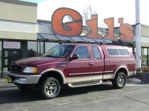 Dark Toreador Red Metallic Ford F150 XLT Extended Cab 4x4.  Click to enlarge.