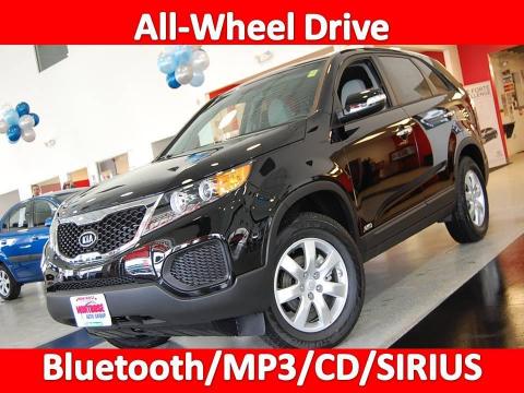 Ebony Black Kia Sorento LX AWD.  Click to enlarge.