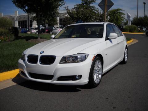 Alpine White BMW 3 Series 328i Sedan.  Click to enlarge.