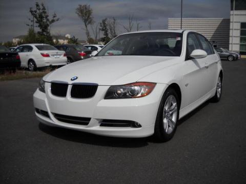 Alpine White BMW 3 Series 328i Sedan.  Click to enlarge.