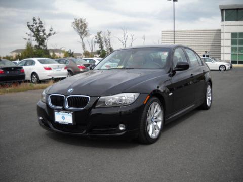 Jet Black BMW 3 Series 328i Sedan.  Click to enlarge.