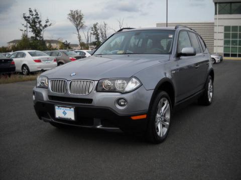 Silver Grey Metallic BMW X3 3.0si.  Click to enlarge.