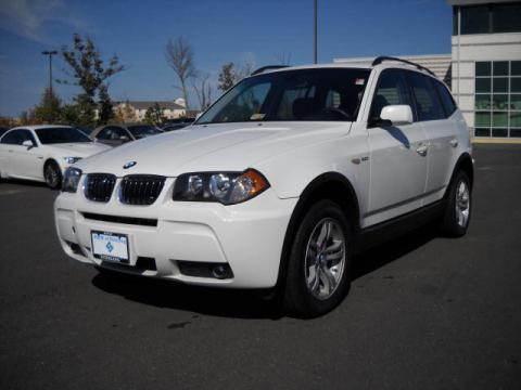 Alpine White BMW X3 3.0i. Click to enlarge. Alpine White BMW X3 3.0i. Click to enlarge.