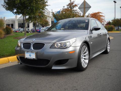 Space Grey Metallic BMW M5 Sedan.  Click to enlarge.