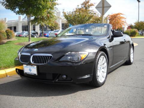 Jet Black BMW 6 Series 650i Convertible. Click to enlarge. Jet Black BMW 6 Series 650i Convertible. Click to enlarge.