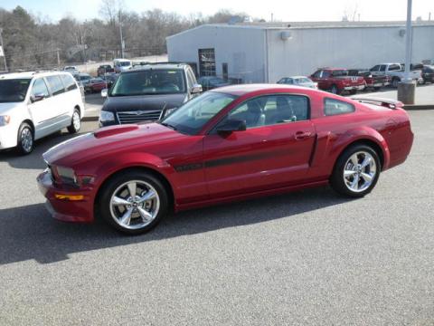 Dark Candy Apple Red Ford Mustang GT/CS California Special Coupe.  Click to enlarge.
