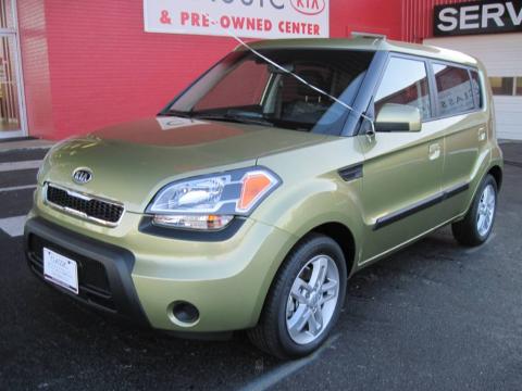 Alien Green Kia Soul +.  Click to enlarge.