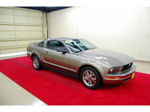 Mineral Grey Metallic Ford Mustang V6 Premium Coupe.  Click to enlarge.