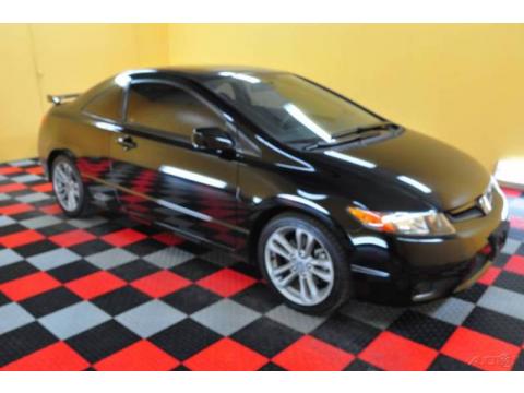 Nighthawk Black Pearl Honda Civic Si Coupe.  Click to enlarge.