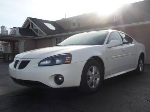 Ivory White Pontiac Grand Prix Sedan.  Click to enlarge.