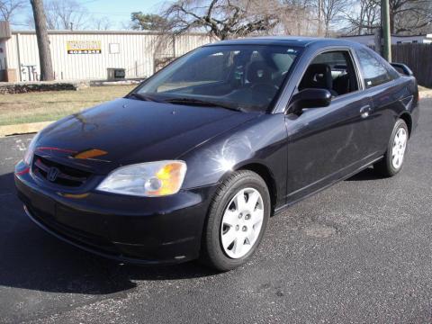 Nighthawk Black Pearl Honda Civic EX Coupe.  Click to enlarge.