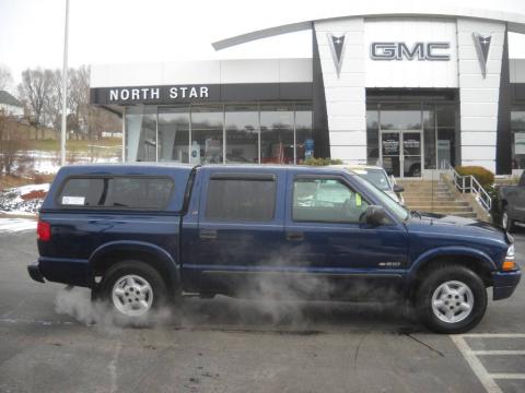Indigo Blue Metallic Chevrolet S10 LS Crew Cab 4x4. Click to enlarge. Indigo Blue Metallic Chevrolet S10 LS Crew Cab 4x4. Click to enlarge.