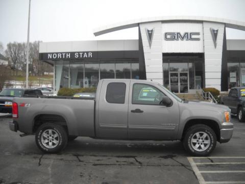 Steel Gray Metallic GMC Sierra 1500 SLE Extended Cab 4x4. Click to enlarge. Steel Gray Metallic GMC Sierra 1500 SLE Extended Cab 4x4. Click to enlarge.