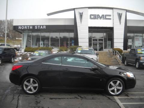 Black Pontiac G6 GT Convertible.  Click to enlarge.
