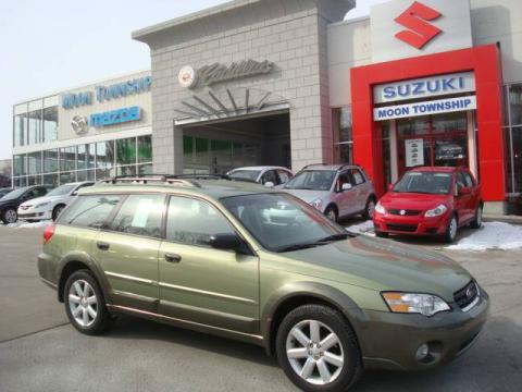 Willow Green Opalescent Subaru Outback 2.5i Wagon.  Click to enlarge.