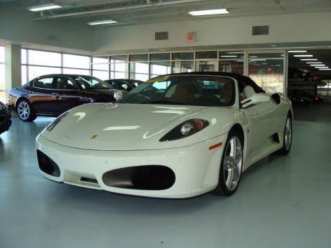 White Avus Ferrari F430 Spider F1. Click to enlarge. White Avus Ferrari F430 Spider F1. Click to enlarge.