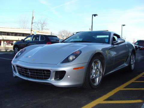 Silverstone (Metallic Grey) Ferrari 599 GTB Fiorano F1.  Click to enlarge.