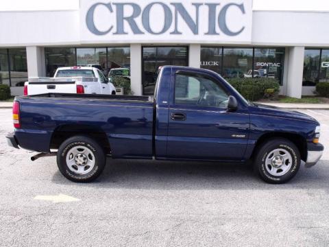 Indigo Blue Metallic Chevrolet Silverado 1500 Regular Cab.  Click to enlarge.