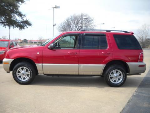 Vivid Red Metallic Mercury Mountaineer Convenience.  Click to enlarge.