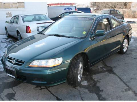 Noble Green Pearl Honda Accord EX V6 Coupe.  Click to enlarge.