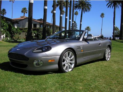 Grey Aston Martin DB7 Vantage Volante.  Click to enlarge.