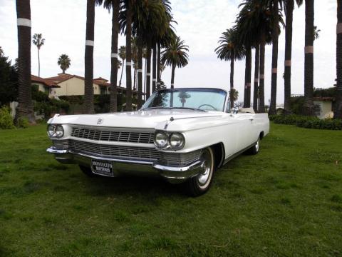 White Cadillac Fleetwood Eldorado.  Click to enlarge.