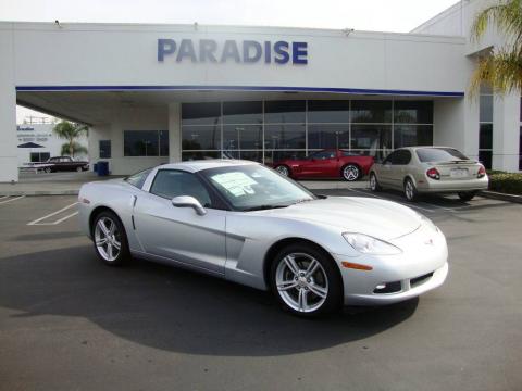 Blade Silver Metallic Chevrolet Corvette Coupe.  Click to enlarge.