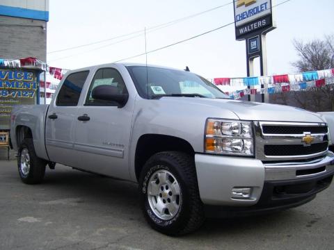 Sheer Silver Metallic Chevrolet Silverado 1500 LT Crew Cab 4x4. Click to enlarge. Sheer Silver Metallic Chevrolet Silverado 1500 LT Crew Cab 4x4. Click to enlarge.