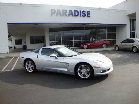 Blade Silver Metallic Chevrolet Corvette Coupe.  Click to enlarge.