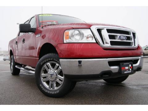 Redfire Metallic Ford F150 XLT SuperCrew 4x4.  Click to enlarge.