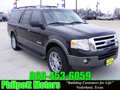 Black Ford Expedition EL XLT.  Click to enlarge.
