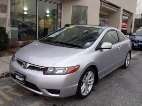 Alabaster Silver Metallic Honda Civic Si Coupe.  Click to enlarge.
