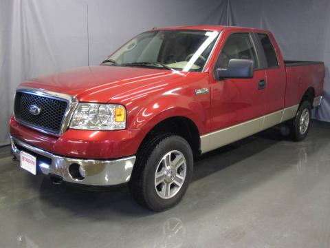 Redfire Metallic Ford F150 XLT SuperCab 4x4.  Click to enlarge.