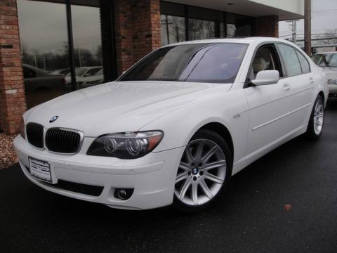 Alpine White BMW 7 Series 750i Sedan.  Click to enlarge.