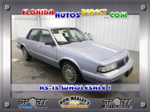 Light Adriatic Blue Metallic Oldsmobile Cutlass Ciera S.  Click to enlarge.