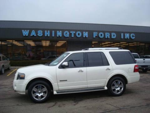 White Sand Tri Coat Metallic Ford Expedition Limited 4x4.  Click to enlarge.