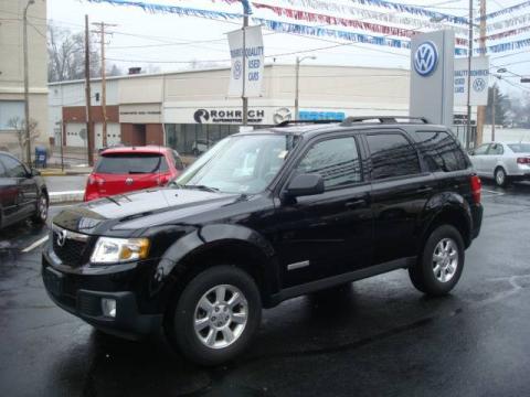 Mystic Black Mazda Tribute s Grand Touring 4WD.  Click to enlarge.