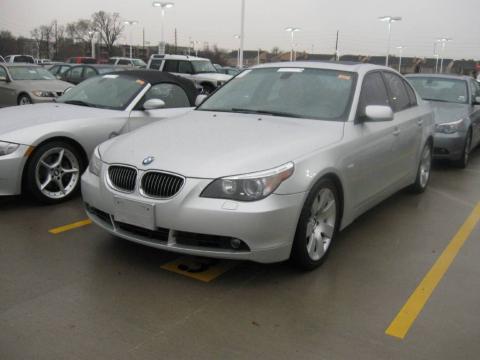 Titanium Silver Metallic BMW 5 Series 530i Sedan.  Click to enlarge.