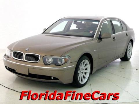 Kalahari Beige Metallic BMW 7 Series 745Li Sedan.  Click to enlarge.